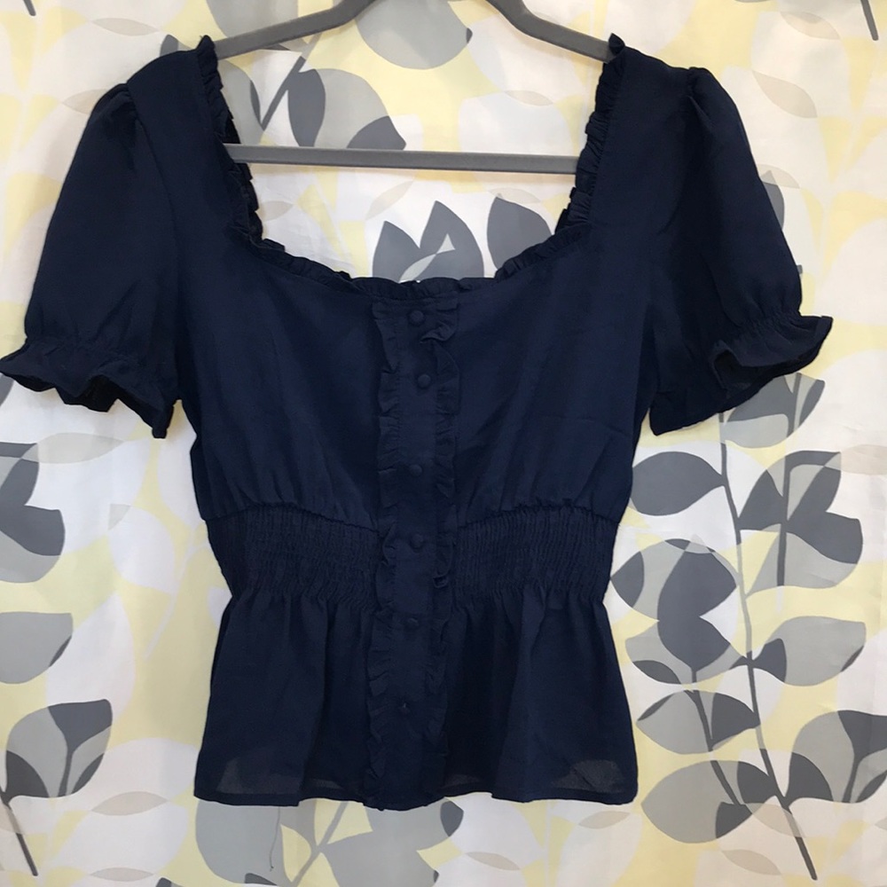 Cute blue blouse
